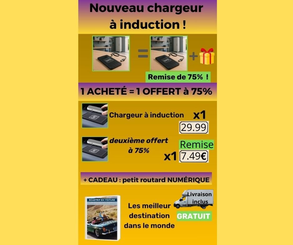 Chargeur Ă induction USB - Fallaitipenser auto accessoires