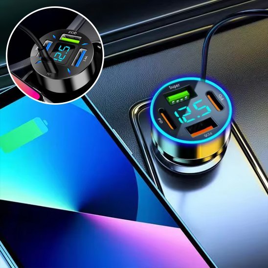 Chargeur Allume Cigare Ultra - Rapide | Charge Intelligente - Fallaitipenser auto accessoires